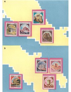 ITALIA 1980 Castelli d'Italia libretto ufficiale di 28v MNH**