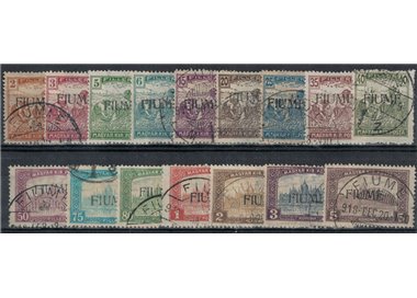 FIUME 1918-19 Mietitori e veduta 16v us