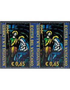 VATICAN 2006 Christmas from booklet 2v MNH**