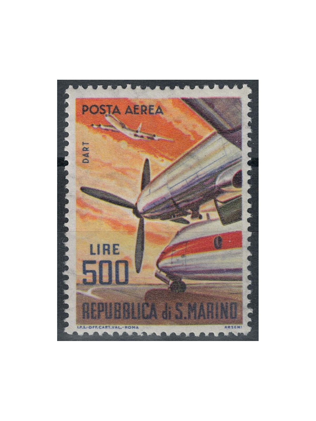 SAN MARINO 1965 Aerei moderni (posta aerea) MNH**