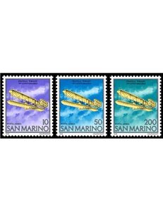 SAN MARINO 1978 Airmail 3v MNH**