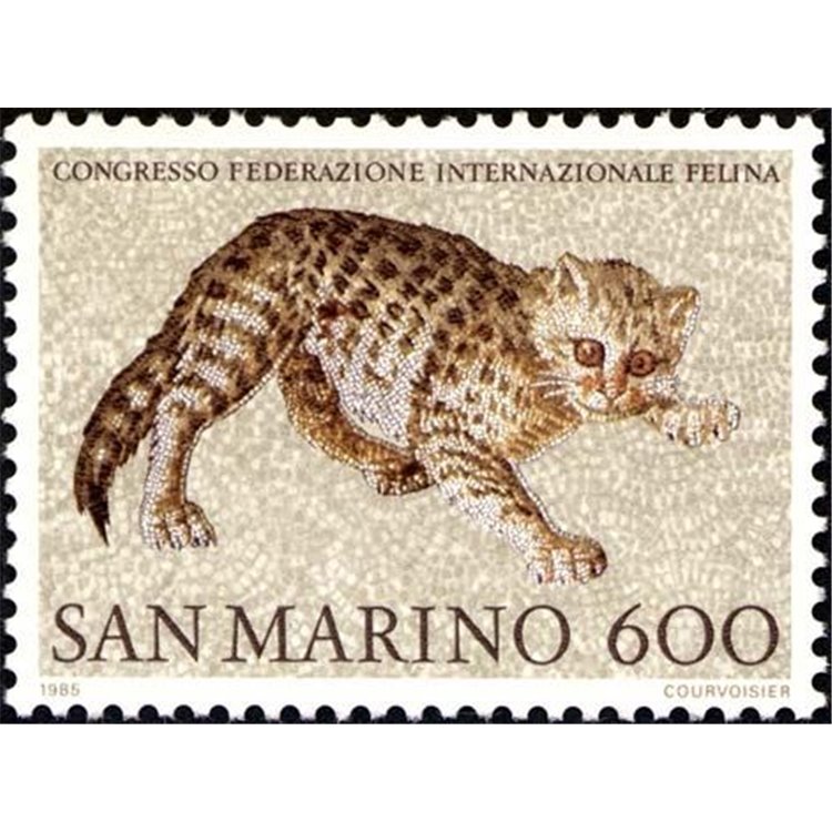 SAN MARINO 1985 Federazione Internazionale Felina MNH**