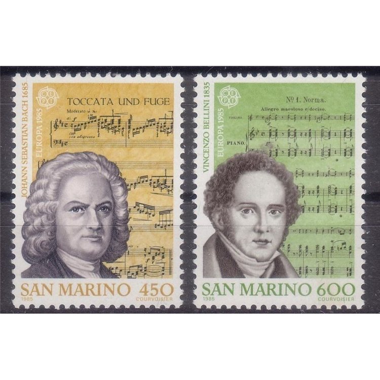 SAN MARINO 1985 Europe 2v MNH**