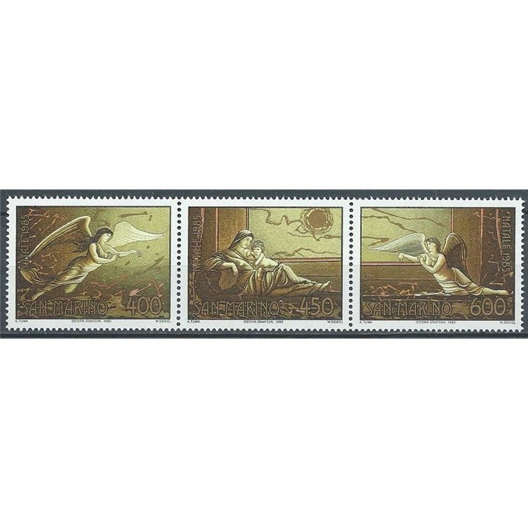 SAN MARINO 1985 Christmas 3v MNH**