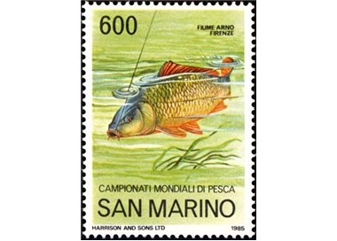 SAN MARINO 1985 Campionati mondiali di pesca MNH**