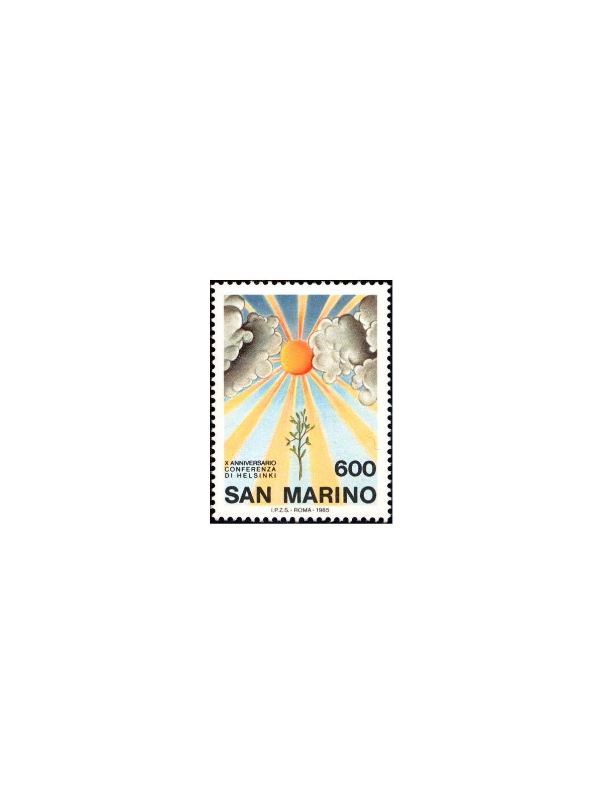 SAN MARINO 1985 Helsinki Conference MNH**