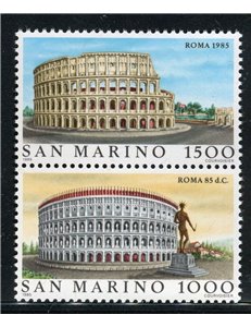 SAN MARINO 1985 Vedute di Roma 2v MNH**