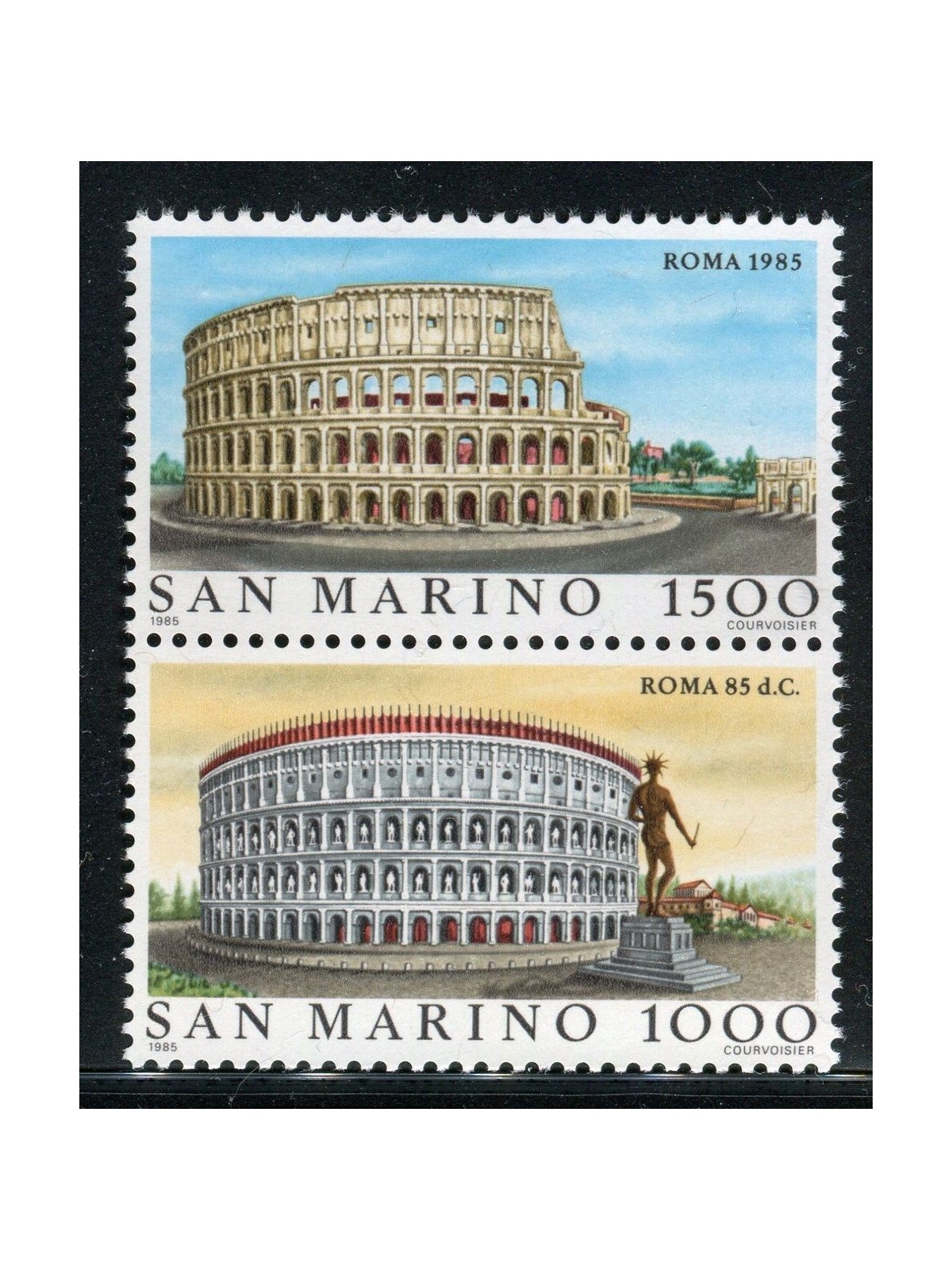 SAN MARINO 1985 Views of Rome 2v MNH**