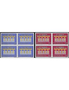 SAN MARINO 1984 Europa 2v in quartina MNH**