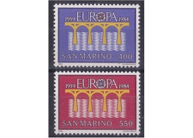 SAN MARINO 1984 Europe 2v MNH**