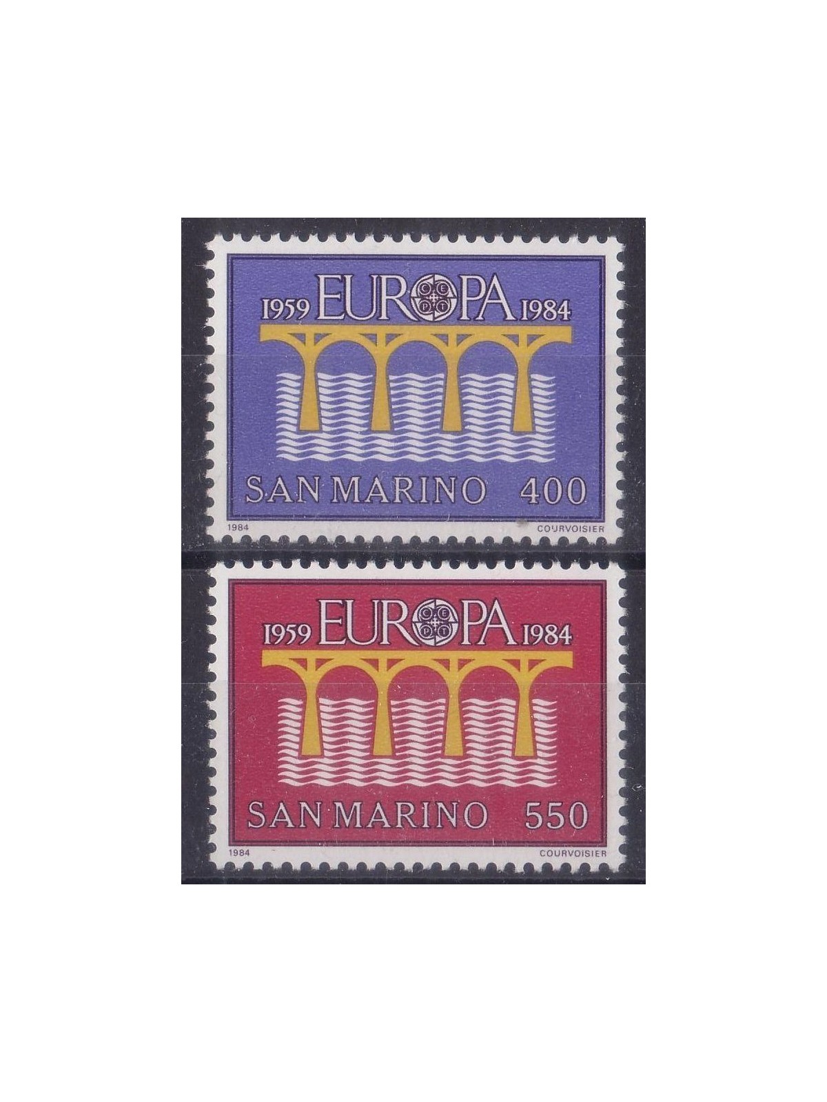 SAN MARINO 1984 Europe 2v MNH**
