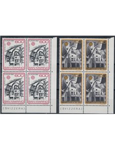 SAN MARINO 1987 Europa 2v in quartina MNH**