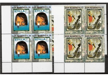 SAN MARINO 2003 Europa 2v in quartina MNH**