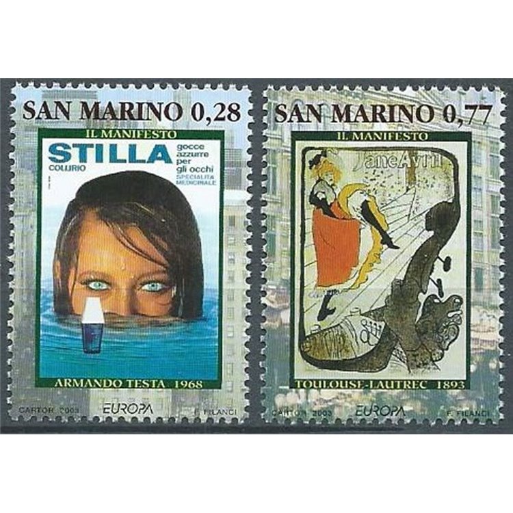 SAN MARINO 2003 Europe 2v MNH**