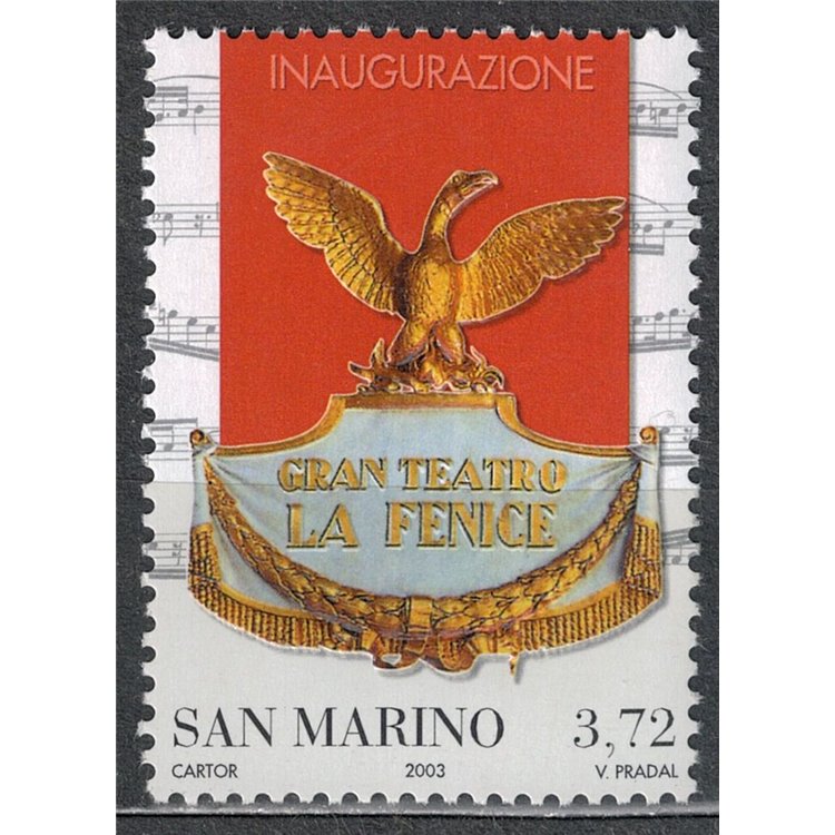 SAN MARINO 2003 La Fenice Theater MNH**