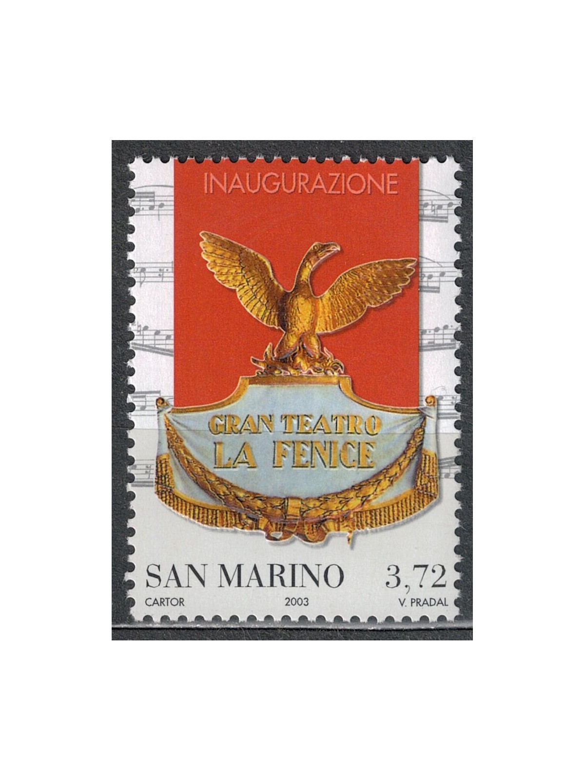 SAN MARINO 2003 La Fenice Theater MNH**