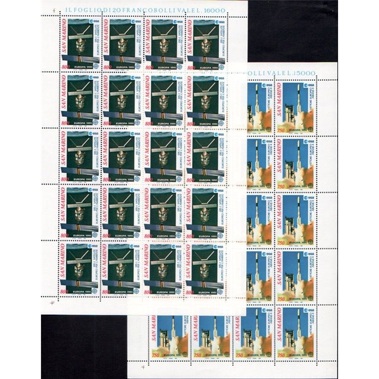 SAN MARINO 1991 Europe 2 m/s MNH**