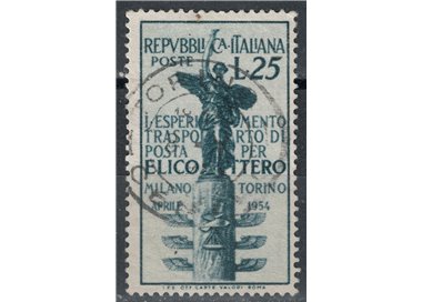 ITALIA 1954 Posta aerea per elicottero us