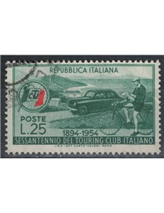 ITALY 1954 Touring Club Italiano us