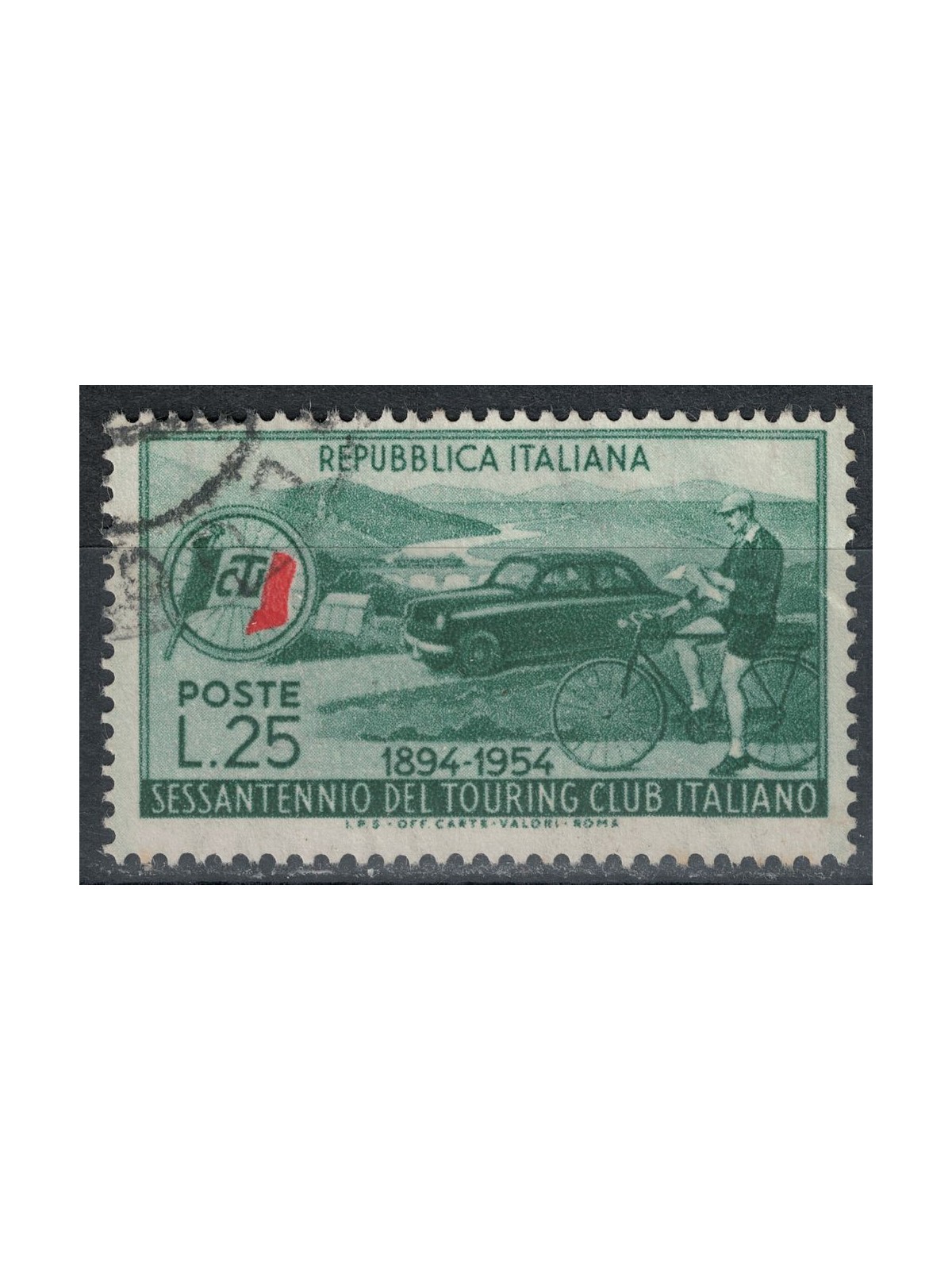 ITALIA 1954 Touring Club Italiano us