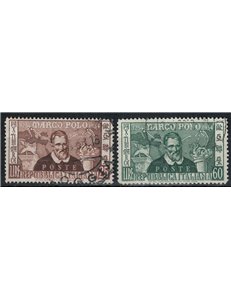 ITALY 1954 Centenary Marco Polo 2v us