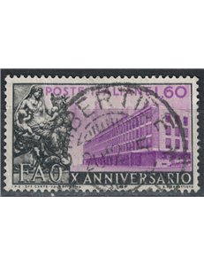 ITALIA 1955 Anniversario FAO us