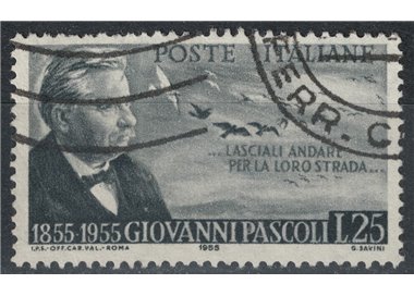 ITALIA 1955 Giovanni Pascoli us