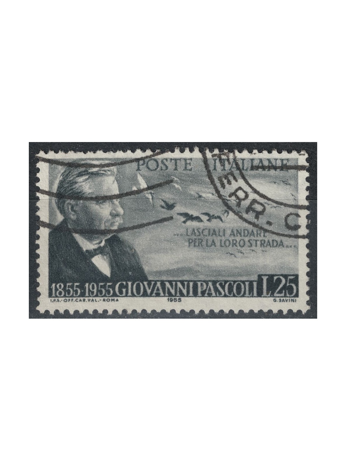 ITALY 1955 Giovanni Pascoli us