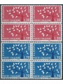 ITALY 1962 Europe 2v in blocks of four MNH**