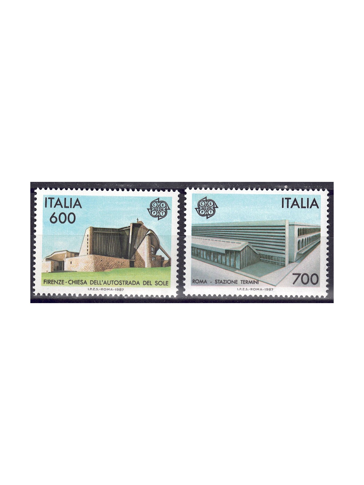 ITALY 1987 Europe 2v MNH**