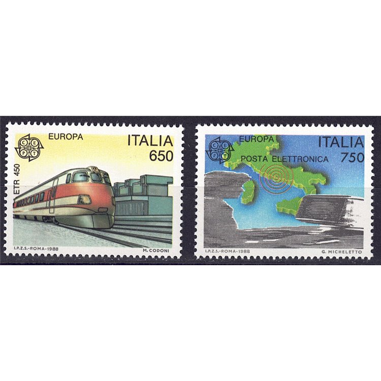 ITALY 1988 Europe 2v MNH**