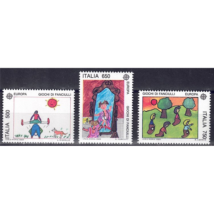 ITALY 1989 Europe 3v MNH**