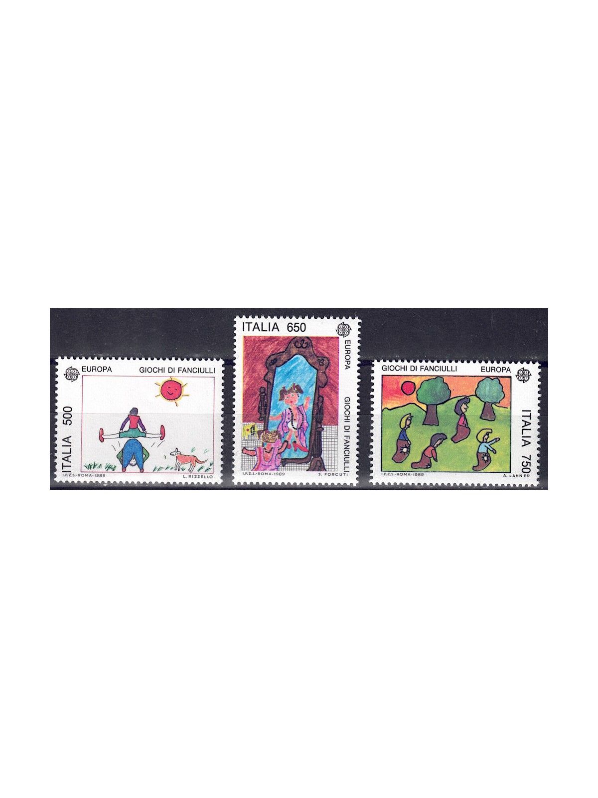 ITALY 1989 Europe 3v MNH**