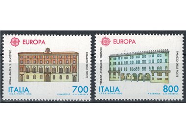 ITALY 1990 Europe 2v MNH**