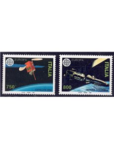 ITALY 1991 Europe 2v MNH**