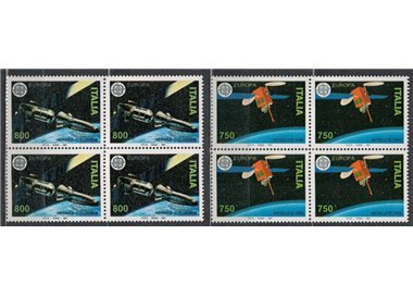 ITALY 1991 Europe 2v in block of four MNH**
