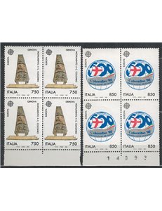 ITALIA 1992 Europa 2v in quartine MNH**