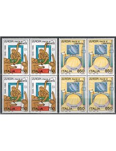 ITALIA 1995 Europa 2v in quartine MNH**