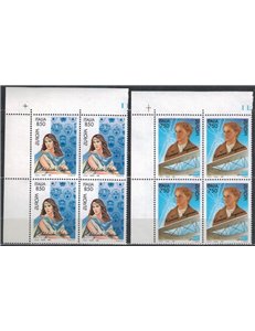 ITALIA 1996 Europa 2v in quartine MNH**