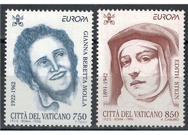 VATICAN 1996 Europe 2v MNH**