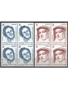 VATICANO 1996 Europa 2v in quartine MNH**