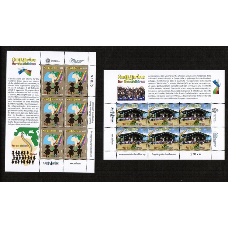 SAN MARINO 2013 Malawi Nursery School 2 m/s MNH**