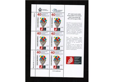 SAN MARINO 2013 Brevetti Europei MF MNH**