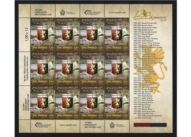 SAN MARINO 2013 Genoa Calcio MF MNH**