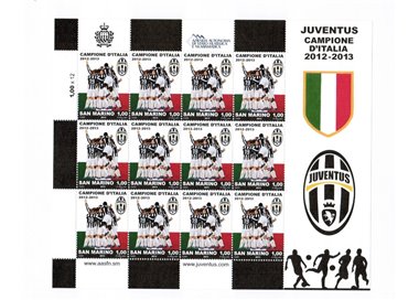 SAN MARINO 2013 Juventus campione d'Italia MF MNH**