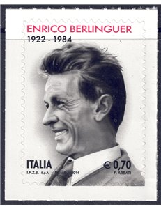 ITALIA 2014 Enrico Berlinguer MNH**