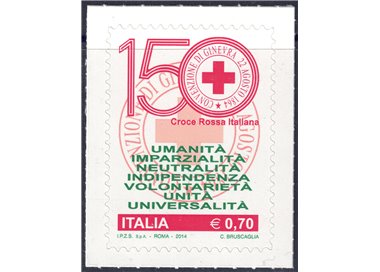 ITALY 2014 Red Cross MNH**