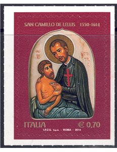 ITALIA 2014 San Camillo de Lellis MNH**