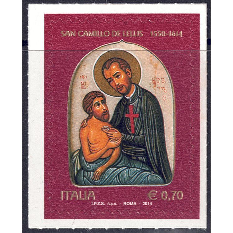 ITALIA 2014 San Camillo de Lellis MNH**