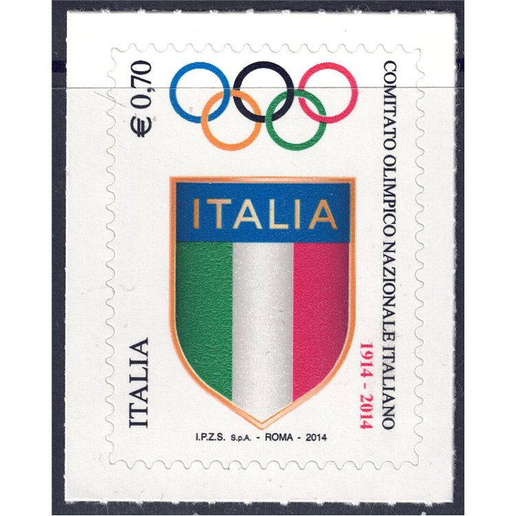 ITALY 2014 Olympic Committee (CONI) MNH**